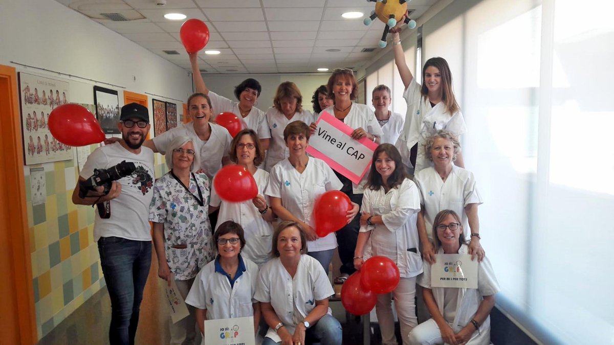 Professionals d'#aprimària al #Moianès et conviden a vacunar-te contra la #grip a ritme de Txarango.
No et perdis el vídeo perquè val mooolt la pena! 🔝🔝🔝
ow.ly/E3oo30mkXRK
#flashmob #professionalsICSCatCentral