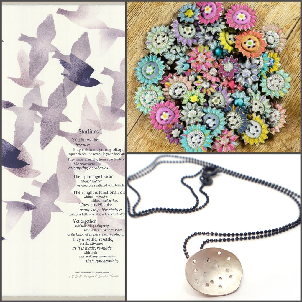 Browse all 48 Designer-Makers exhibiting at our Winter Makers Fair (9 &amp; 10 Nov) at buff.ly/2RYeTDn. Today's trio: Roy Hubbard and Andrew Morrison, Stitching for the Soul &amp; <a href="/alyspowerdesign/">alys power</a> 
Find out more at buff.ly/2EsSxHi #saltairemakersfair