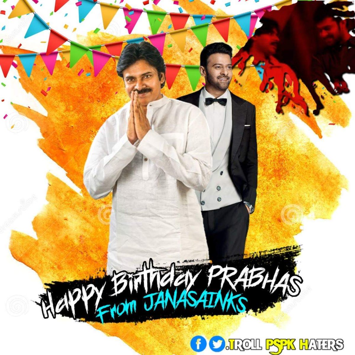 rajuchotu8's tweet image. Happy Birthday Darling Prabhas from Janasainiks

#HappyBirthdayPrabhas