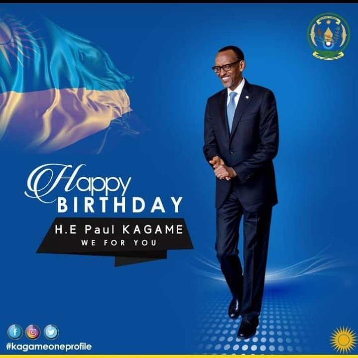 Happy birthday to our lovely president H.E Paul Kagame. Turagunda 
