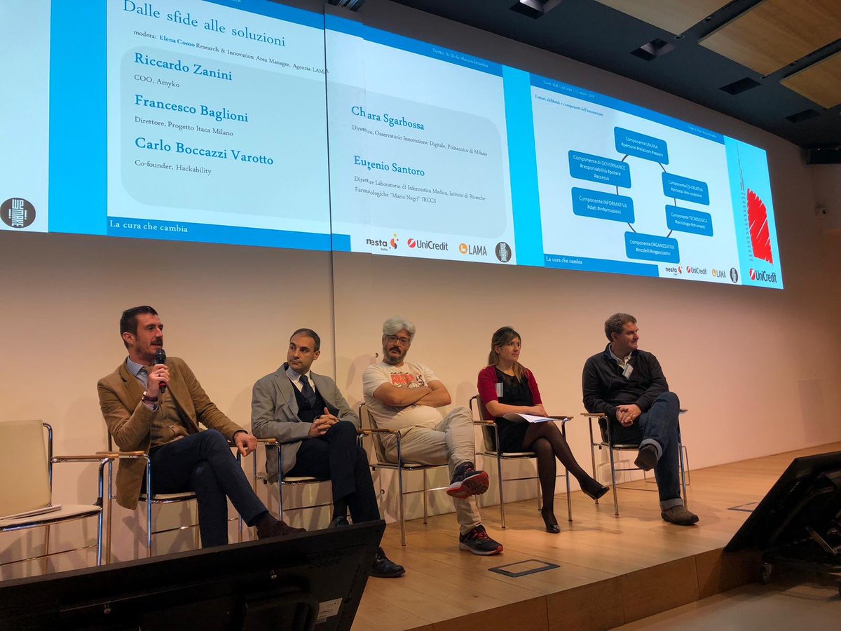 Alcuni dei casi studio raccontati nel report #lacurachecambia presentano la loro esperienza <a href="/ProgettoItaca/">Progetto Itaca</a> @WCAmykoAmuuko_ITA  <a href="/Hackability_ITA/">Hackability</a> <a href="/Osserv_Digital/">Osservatori Digital</a> <a href="/eugeniosantoro/">Eugenio Santoro</a> // @lamadca