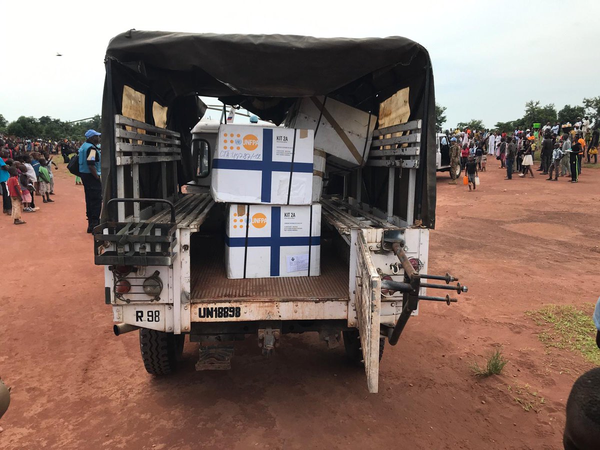 UNFPARDC's tweet photo. @UNFPARDC with supoort of @MONUSCO is preventing pregnant women from dying and providing medical and pshycho social support to GBV survivors in Kamako #kasai for congolese repressed from Angola @SennenHounton @HountonSennen  @Atayeshe @UNOCHA_DRC @WHO @MinSanteRDC https://t.co/2RVNOgbM76