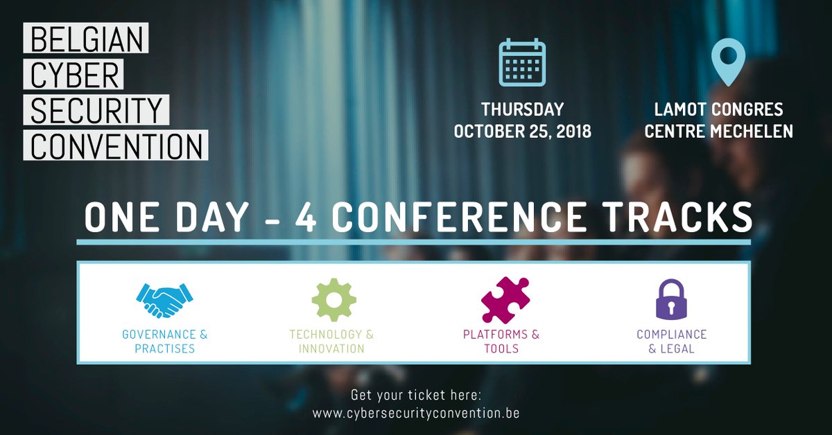 IChantzos's tweet photo. On Thursday I am speaking at the Belgian #Cybersecurity Conference 2018 #BCSC2018 on #europeanunionpolitics and how they impact #innovation #internetofthings #IoT #artificialintelligence #AI #privacy #cyber #business looking forward to see you there!! https://t.co/OOaBFMzwIM