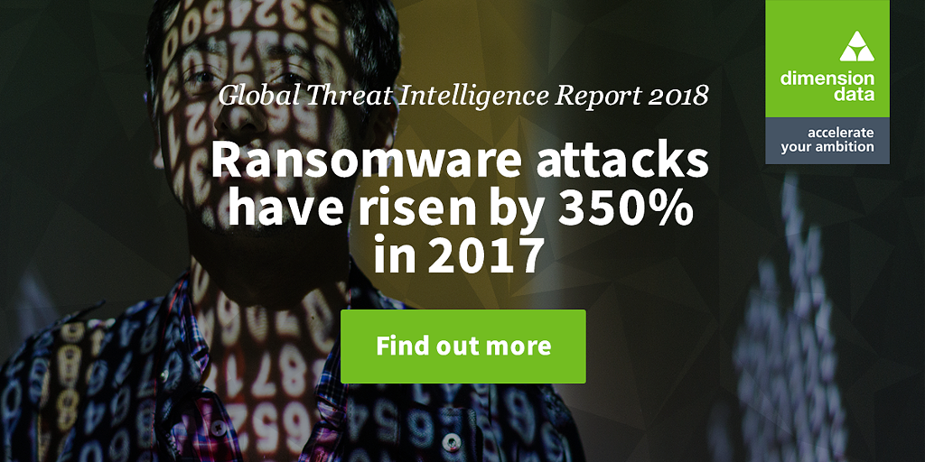 With #ransomware attacks up by 350%, every month needs to be #CybersecurityAwarenessMonth. To prepare against this new form of #malware, read our #cybersecurity report for the latest insights: bit.ly/2khkogR
