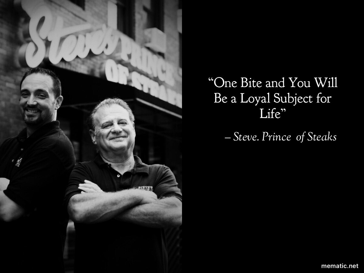 SubjectPrince's tweet image. @princeofsteaks