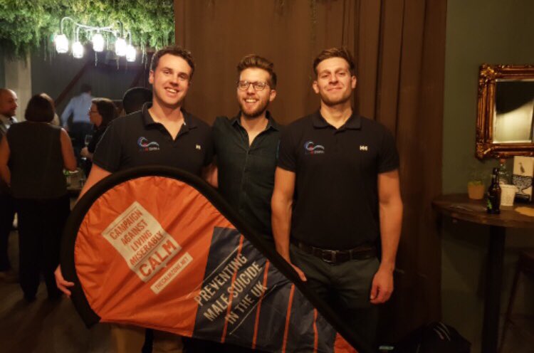 AllisSwellRow's tweet photo. Mark and Tom with James from @theCALMzone at our drinks evening from Thursday.
#taliskerwhiskyatlanticchallenge https://t.co/ksXxbLce8Z