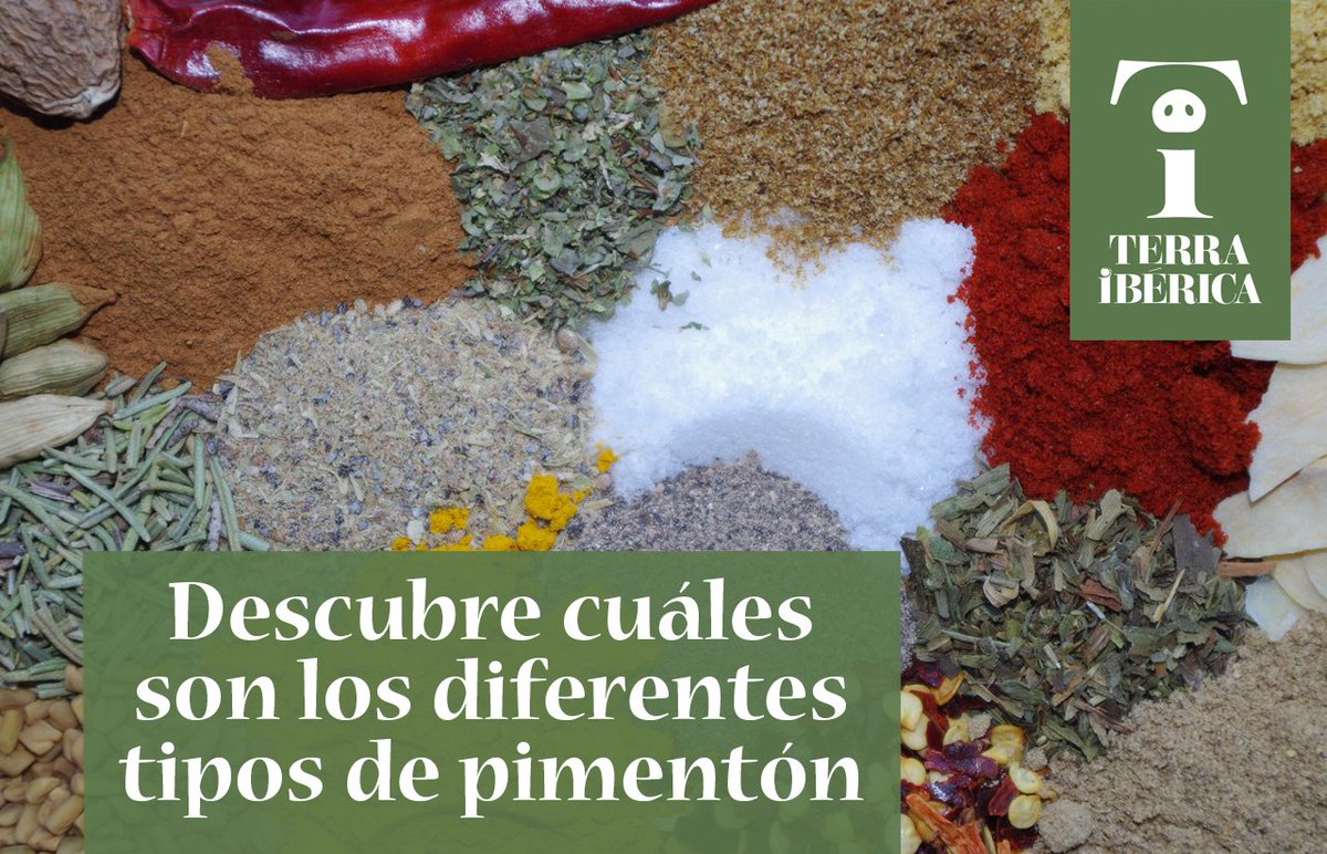 IbericaTerra's tweet photo. Una de las especias más utilizadas en la cocina tradicional española es el pimentón. 
@pimenton_vera @PimentonVera 
Descubre cuáles son los diferentes tipos de pimentón 
https://t.co/dYvAp0zHKI
FELIZ MARTES A TODOS!!!! https://t.co/d1Sc7Y0jf8