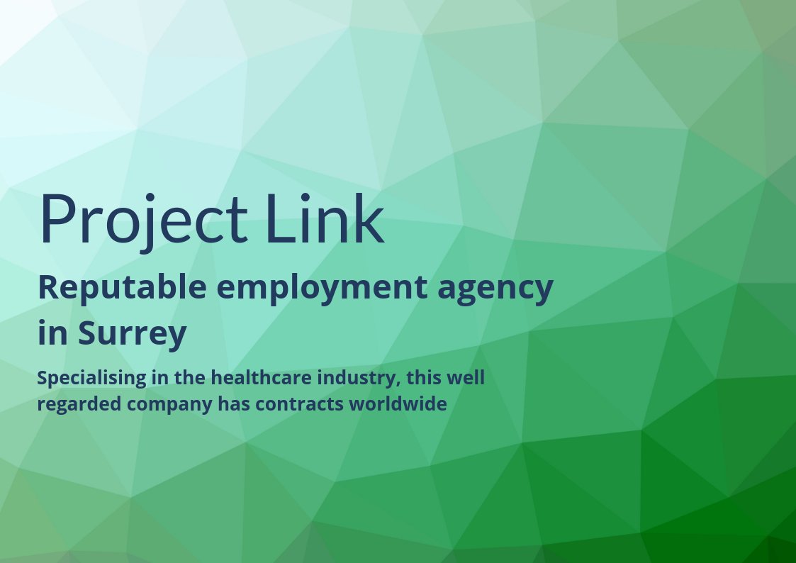 With #international contracts in place, this reputable #employment #agency specialises in the #healthcare industry. Currently on the market for £600,000! #businessforsale #careindustry

bit.ly/2JaTrqt