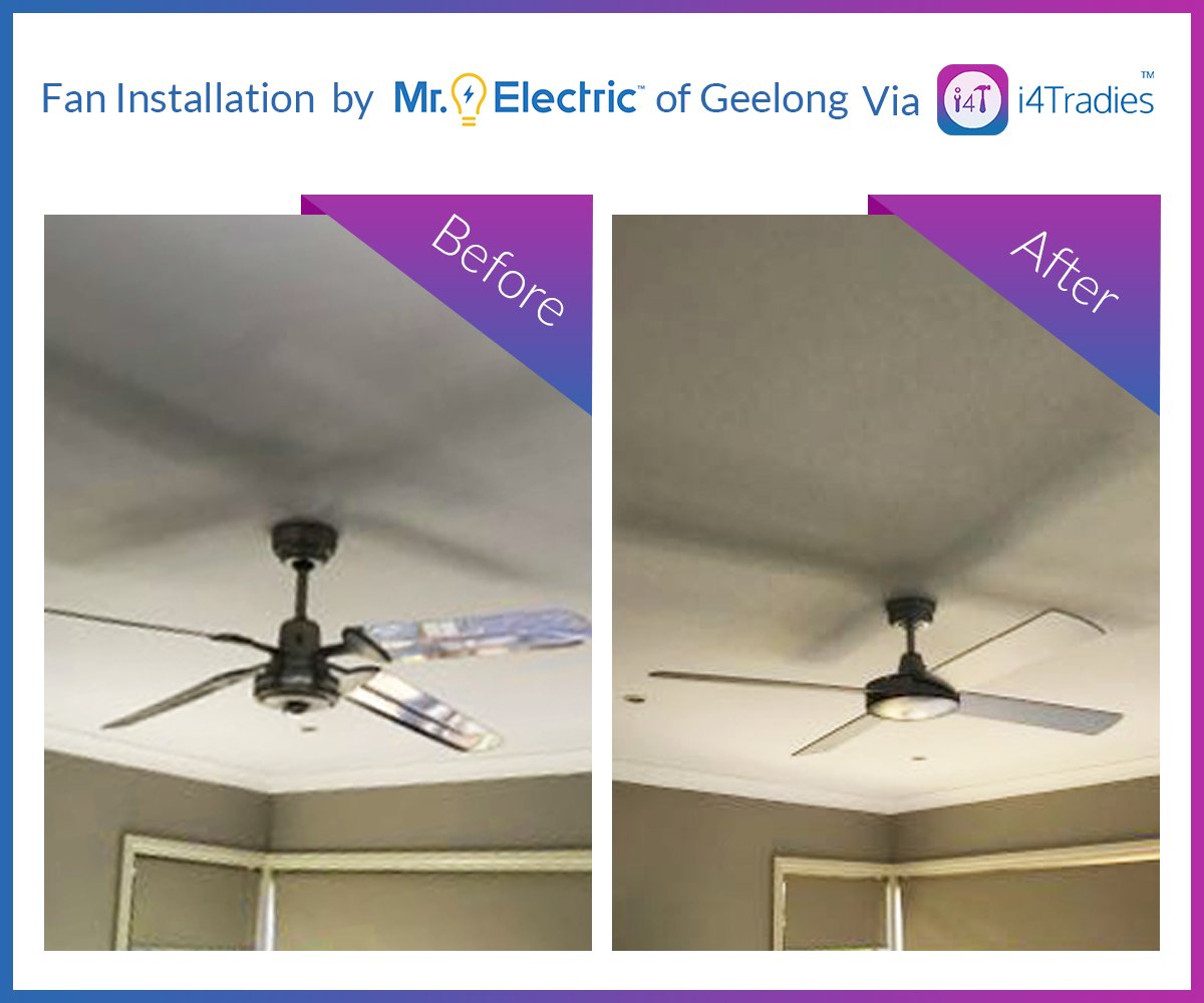 Tradies Biz Platform On Twitter Ceiling Fan Installation By