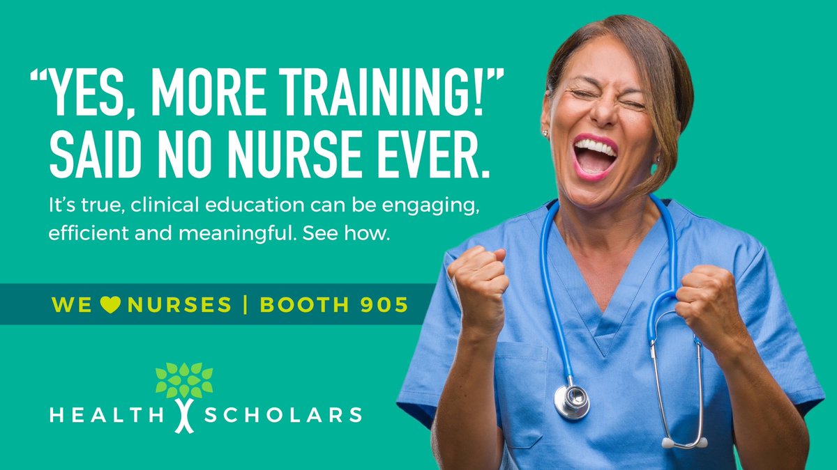 HealthScholars1's tweet photo. We're excited to be @ANCCMagCon this week! Visit us at Booth 905 to learn about our #healthtech training solutions that include clinical learning software and #VirtualReality simulations for #nurseeducators. See you tomorrow! #MagCon18 https://t.co/EuOY6wc8Te