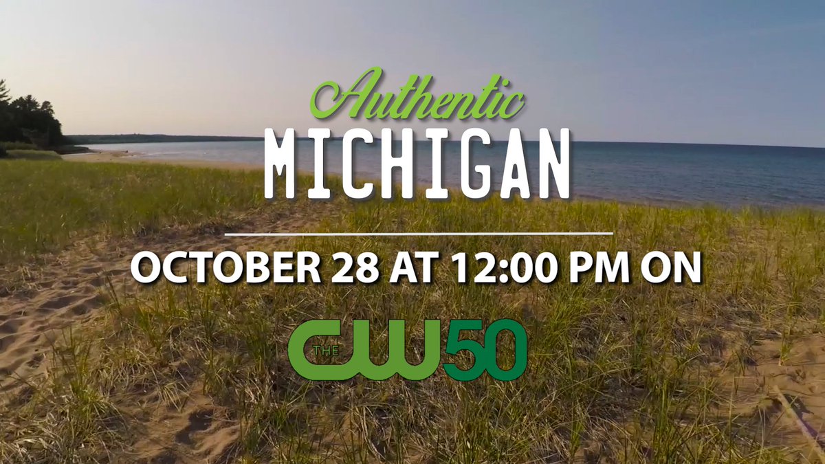 authentic_mi's tweet image. Make sure to tune into Authentic Michigan this Sunday at 12PM on CW50