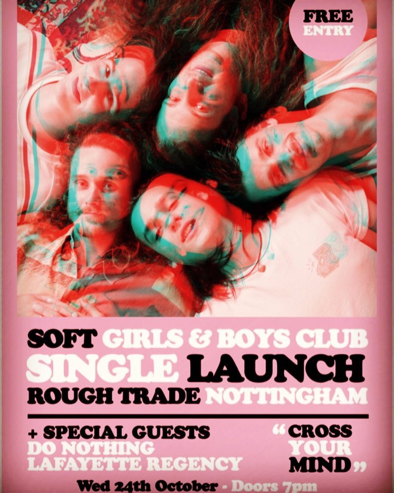 ⭐️ 'CROSS YOUR MIND' OUT 24TH OCTOBER ⭐️

The <a href="/SoftGirlsBoysC1/">Soft Girls & Boys Club</a> crew are killing their pre-release! Big loves to <a href="/BBCintroEMids/">BBC Music Introducing in The East Midlands</a> for the airplay &amp; to <a href="/FeelTheNusic/">NUSIC NewNottsMusic</a> for the feature of their launch show, tomorrow, in your 'top three gigs' of the week!

 🌙 phlexxrecords.com/releases 🌙