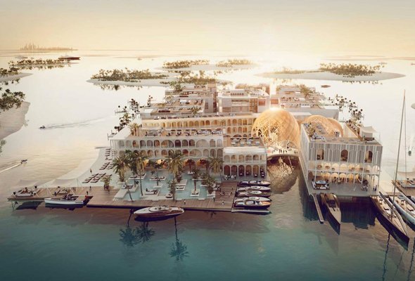 MecotoGroup's tweet photo. Upcoming project in the World Islands by Austrian developer Kleindienst, The Floating Venice is a Dhs2.5 billion floating resort which will be built near the World Islands.
#mecoto #Floating Venice #dubai #contructionprojects https://t.co/bXJXD1WCza