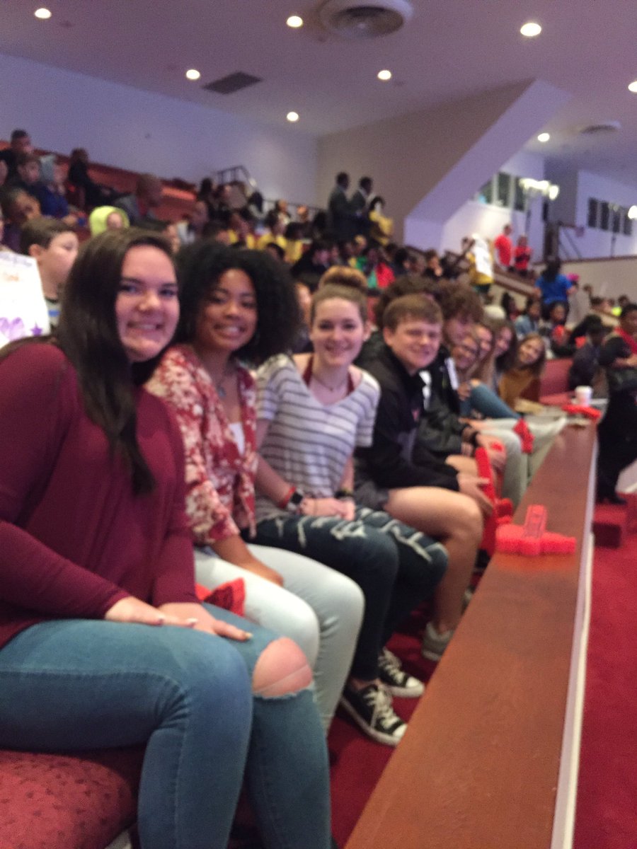 At Teacher of the Year celebration for Kell’s Mrs Lauren Hines with some wonderful student. #kellhighschool