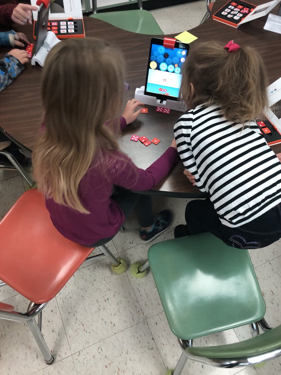 trsweeney44's tweet photo. Students using @PlayOsmo numbers to practice making numbers and addition! #ActiveEngagement #DigitalExcitement @ESMSchoolDist https://t.co/gsbaDHD8Z7