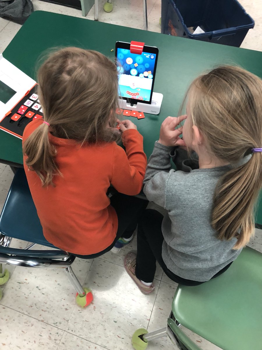 trsweeney44's tweet photo. Students using @PlayOsmo numbers to practice making numbers and addition! #ActiveEngagement #DigitalExcitement @ESMSchoolDist https://t.co/gsbaDHD8Z7