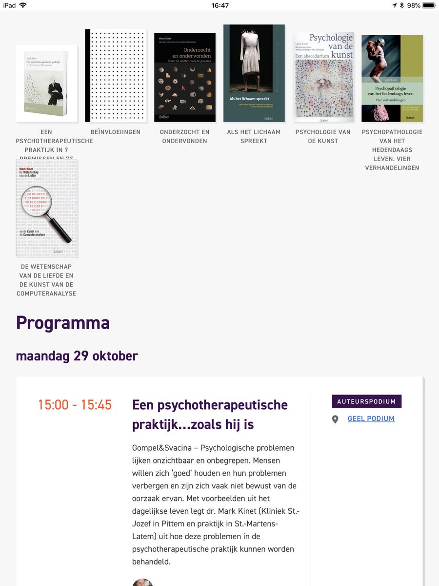 Volgende maandag 29.10 om 15.00u geef ik een lezing op de Antwerpse boekenbeurs zie boekenbeurs.be/auteurspodium/…