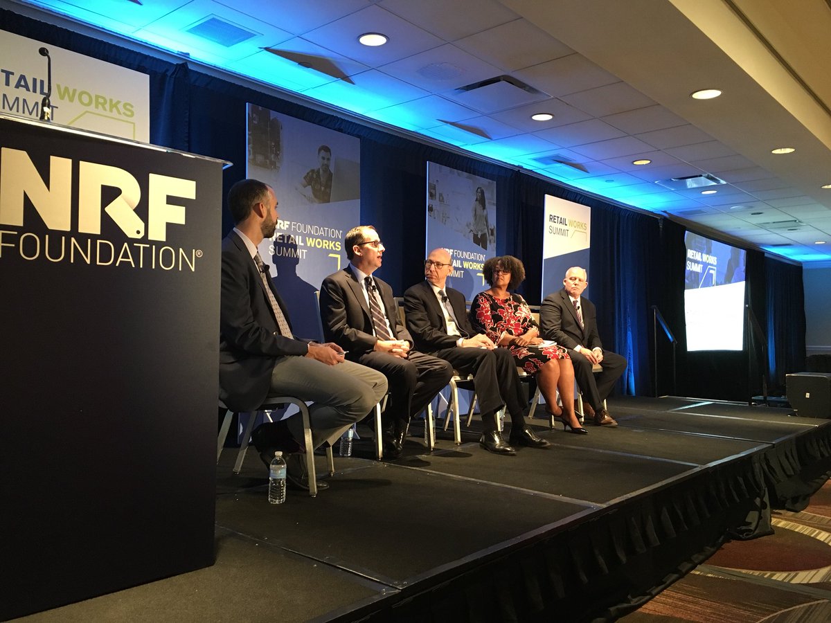 lblarrea's tweet photo. #RetailWorksSummit Activating the Local Level to Build Better Partnerships .@ChiCookWORKS @GrantAssociates @Macys #RMAConnecticut Wrapping up this robust event. Retail is empowering the locals to be accountable for talent. It’s a good contact. Reach out to small and mid-size. https://t.co/arWH1wORWF