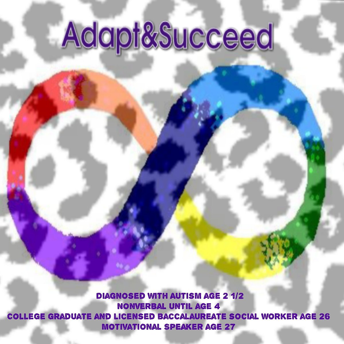 Contact me at adapt.succeed@gmail.com if you have a school, business pr group in need of motivation and inspiration. #motivationalspeaker #ActuallyAutistic #lbsw