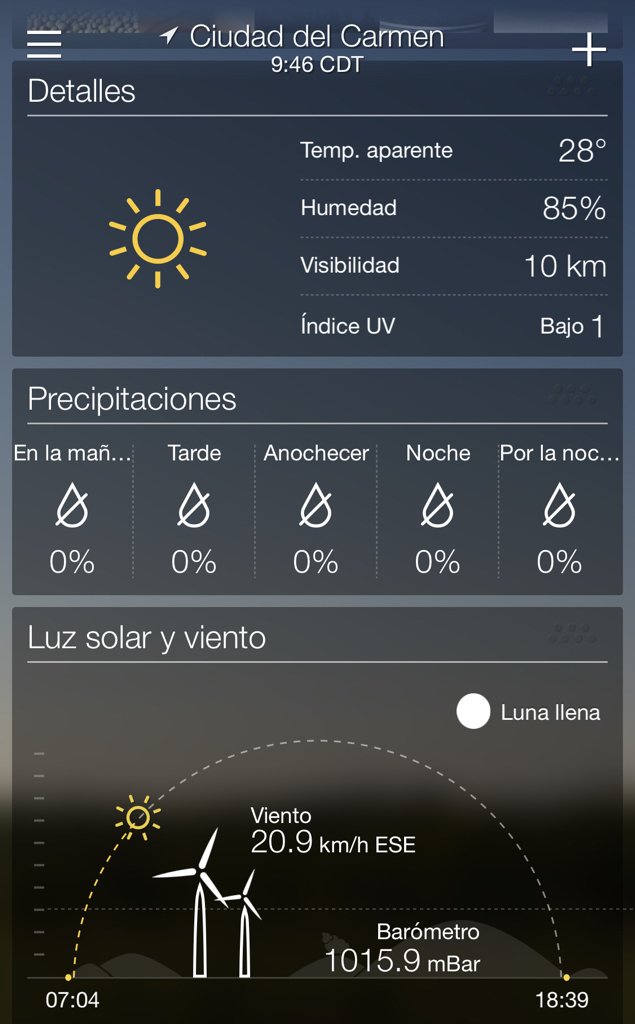 el tiempo en el carmen