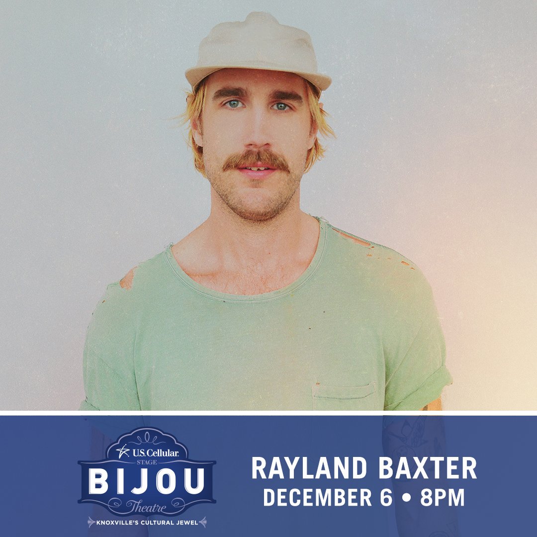 JUST ANNOUNCED: Nashville songwriter @RaylandBaxter is coming to #Knoxville on 12/6! Tickets on sale next Friday, Nov 2 at 10am! Be there! #knoxrocks