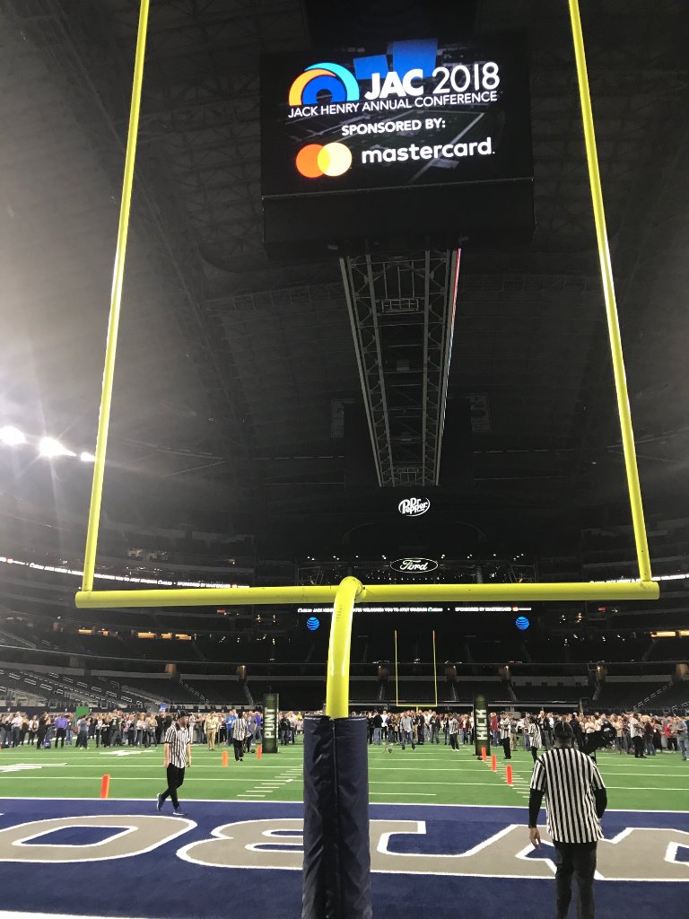 UnityFI's tweet photo. A great time was had by all at the Jack Henry Mastercard event @dallascowboys Stadium! Amazing clients, amazing people. #fintech #payments https://t.co/4bxN2jnKAA