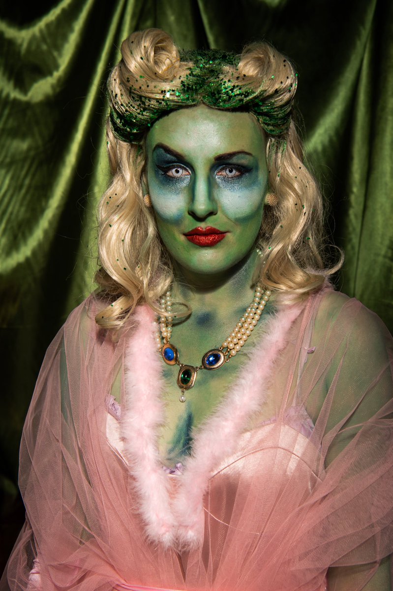 Check out the amazing Briony O’Callaghan as our brand new Frances Farmer as she brings all the glitz and glamour to this green, undead diva in a little less then a week <a href="/LndnHorrorFest/">London Horror Fest</a>! Happening Nov. 1-3, and you can get your tickets here: oldredliontheatre.co.uk/frances-farmer…