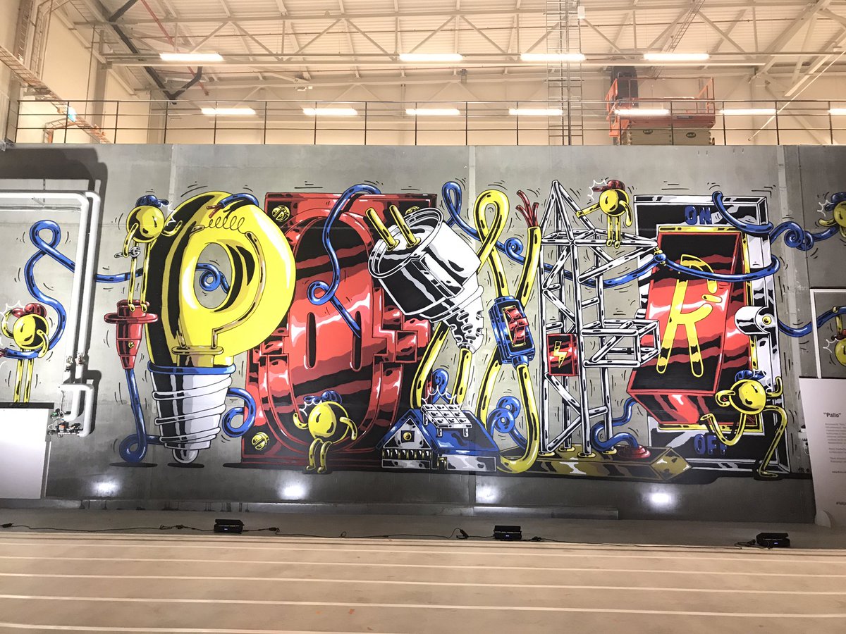 Huikean hieno Pallo-taiteilijanimen #graffiti #muraali uudessa #lidljakelukeskus #järvenpää ’ssä. Nyt haluaisinvain tietää, kuka oikeasti on Pallo? Paljasta itsesi 😉