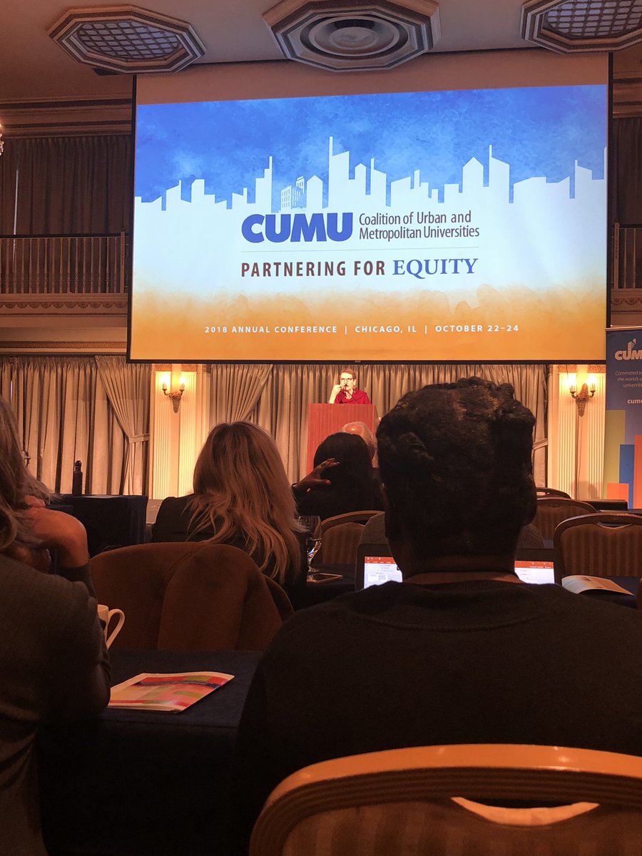 Day 2 of #CUMU2018. Loved listening to the passion and drive behind Professor Lipman. #communityinaction