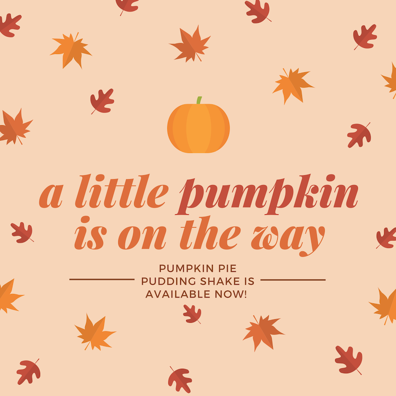 RobardCorp's tweet photo. #Robard is excited to announce the launch of #PumpkinPie #Pudding & #Shake! This new seasonal #mealreplacement for your patients coincides with the Fall and Winter, and will only be available for a limited time (and while supplies last)! To order, call us at (800) 222-9201. https://t.co/z4GSIbhHeO