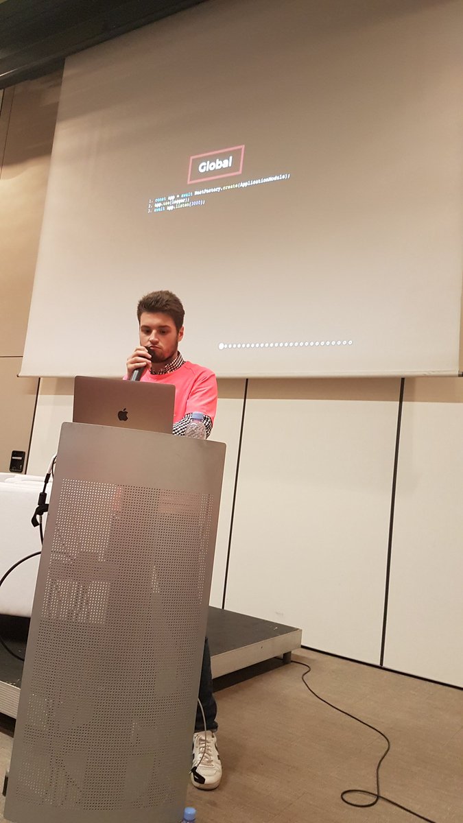 Nicolas_Tamalet's tweet photo. Un zest de @nestframework #nestfactory #AXAITFactory #AXAguildev @MeilleurDev #mdf18 exemple avec un #CallforPapers @lauthieb @cyril_lakech https://t.co/h3Ns1Qc7Gm