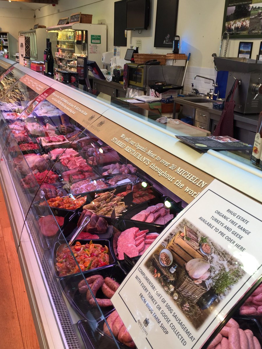 Great to visit <a href="/Rhug_Estate/">Rhug Estate</a> #organic #farm #shop in #wales