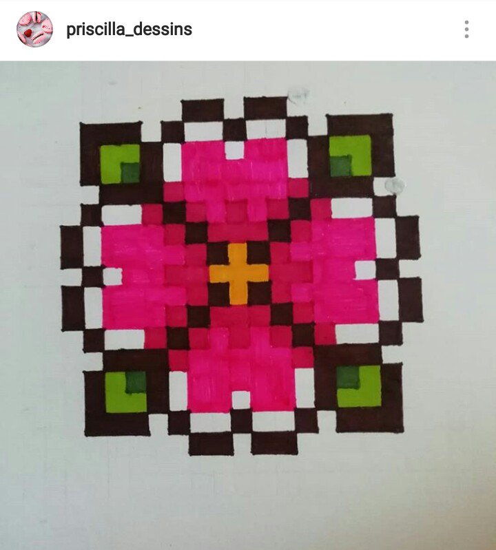 Pixel Art Fleur De Cerisier Pixelart Fleur Cerisier Tweet