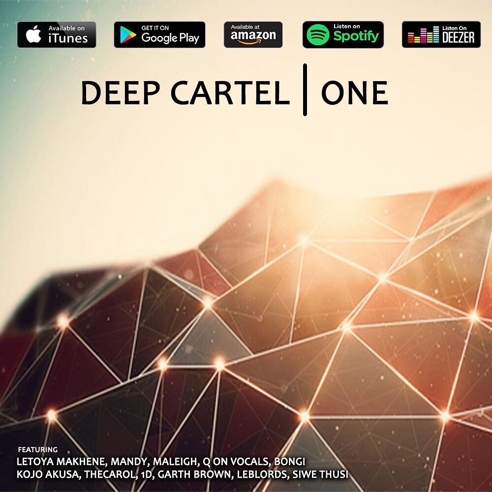 DeepCartel_SA's tweet photo. Our debut album is now available on iTunes, GooglePlay, Amazon, Spotify & Deezer.
Deep Cartel - One
Out Now! ❤️❤️❤️❤️❤️
#LiveHouseAct
#DeepCartel
#One
#Debut https://t.co/dAwNehDnPp