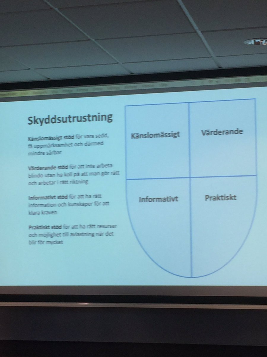 Chefsforeningen's tweet photo. Idag kör vi arbetsmiljöutbildning för chefer med Eva Linér. Skydd mot stress - det finns! https://t.co/oxV4JHV12X