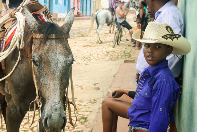 A young cowboy taking part in the San Juan Festival #Trinidad #Cuba ailishinwonderland.com/2018/04/06/san…