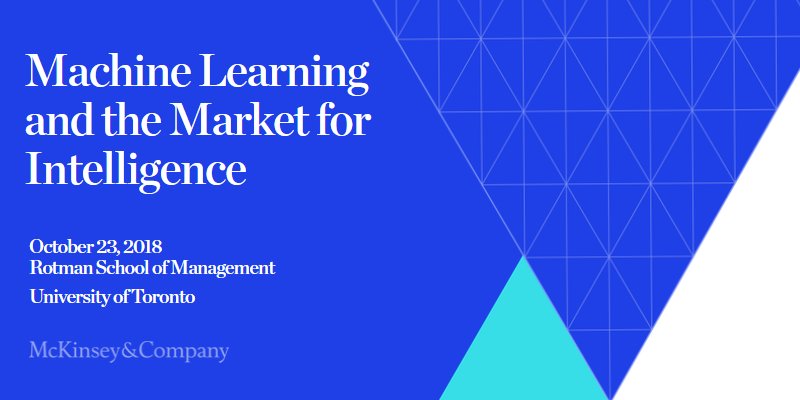 McKAnalytics's tweet photo. We’re excited to be at the 2018 Machine Learning &amp; Market for Intelligence conference in Toronto discussing socio-economic implications arising due to advances in machine intelligence. https://t.co/3itW6KddSJ #MKT4INTEL @creativedlab https://t.co/Dx2BFOLxSJ