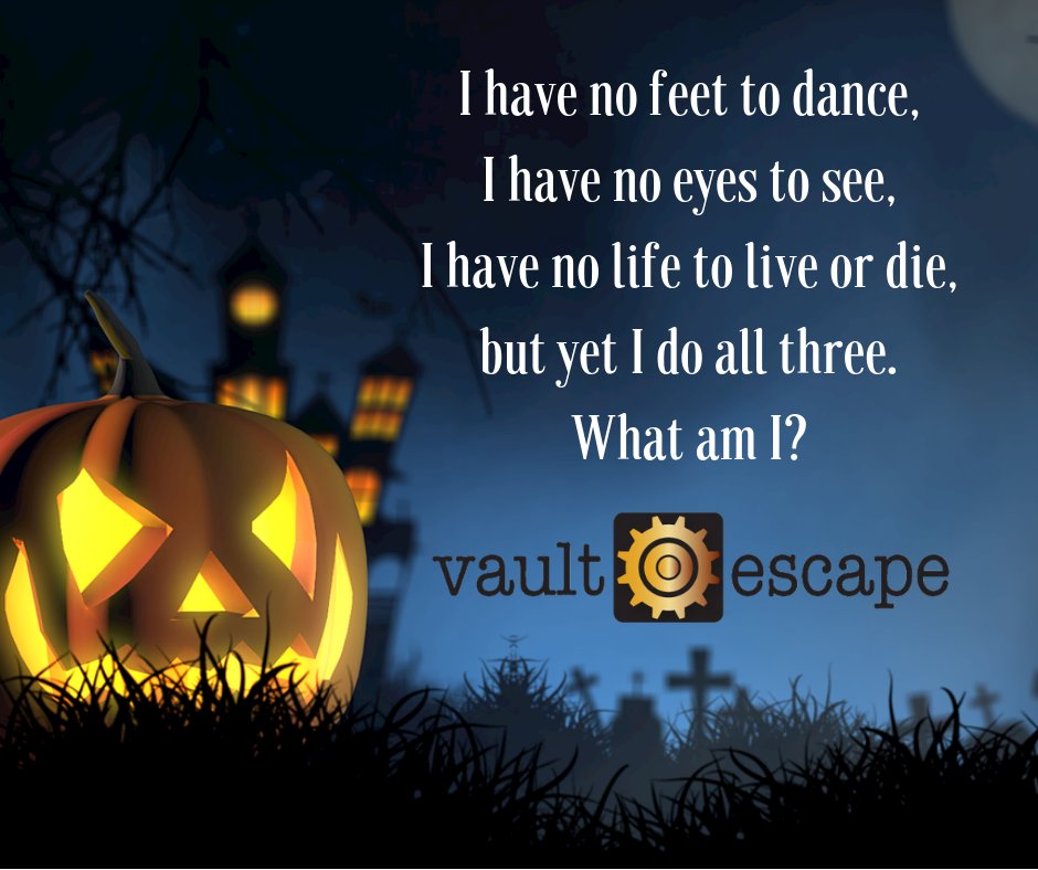 VaultEscape's tweet photo. This spooky riddle will surely keep you warm as you ponder the question on this cold October day. Put your answer in the comments below. Don't forget to challenge your friends. #Tuesdayriddles #vaultescapechicago #riddle #escapegame https://t.co/7ew2TbanuP