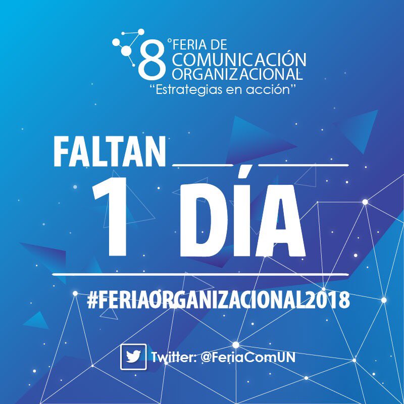 FeriaComUN's tweet photo. #BuenMartes ☀️

¡Faltan horas para nuestra cita! Sólo un día para la #FeriaOrganizacional2018 en donde dialogaremos sobre #Reputación y #Emprendimiento . 

Recuerda: 
#24deOctubre en @UninorteCO 
🗣Invita: @ComSocUN 

👉🏼Inscripciones: https://t.co/aT8QMjUV2M
#Comunicación #RRPP https://t.co/PbdG96KP8P