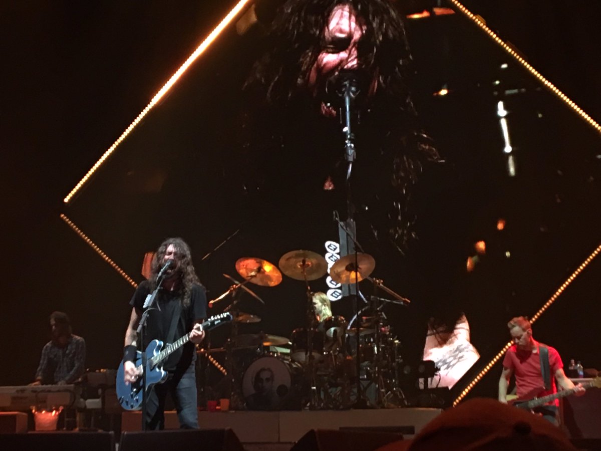 Plenty of Edmontonians took in the <a href="/foofighters/">Foo Fighters</a> concert last night, including our own morning news photographer <a href="/DaveCarels/">DaveCarels</a>. #yeg