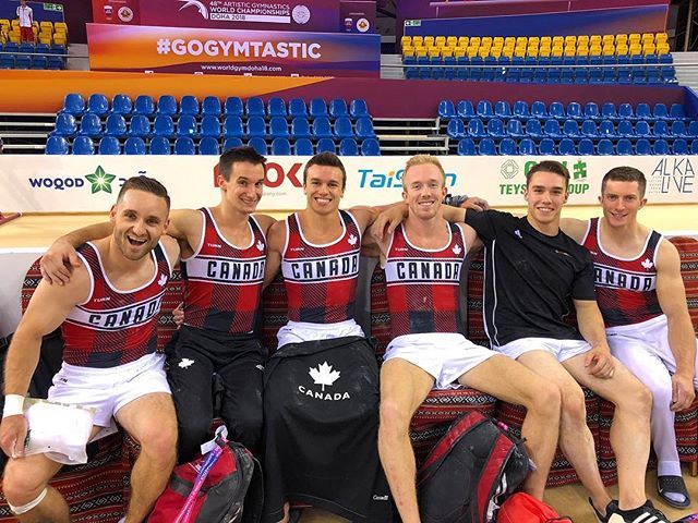 scottmorgan_'s tweet photo. Great podium with this group of lumberjacks 🇨🇦
#teamcanada #dohagym2018 #podium #training #gymnastics #worlds #doha #gymnast #lumberjacks #canadian #outfit #flicka #northvancouver https://t.co/XkI7KfQ9U6 https://t.co/PeakuG3OTG