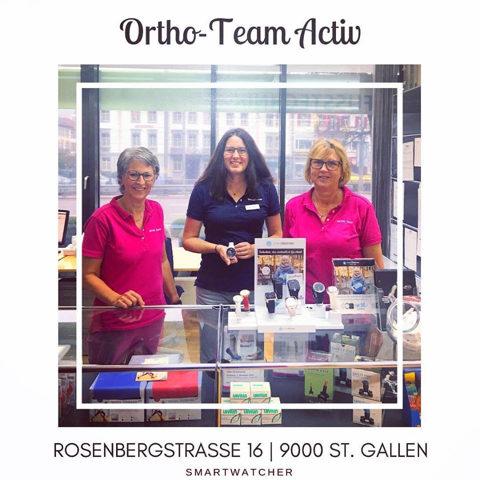 smartwatcher's tweet photo. #ORTHOTEAM Gruppe in St. Gallen freut sich Ihnen unsere Notruf-Uhren vorzustellen!
https://t.co/3hqV4mbLsf #assistedliving #helpisonhand #mpers #notrufuhr https://t.co/f7ERcDad4v