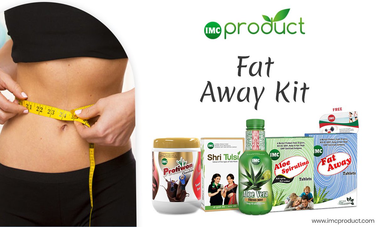 ImcProduct's tweet photo. Fat Away Kit 
#Productoftheday : Fat Away Kit is a natural and easy solution to lose weight and control weight gain.
#NewProduct #AvailableNow #IMCProduct
https://t.co/sFafr95xir https://t.co/Qd4u3uanNx