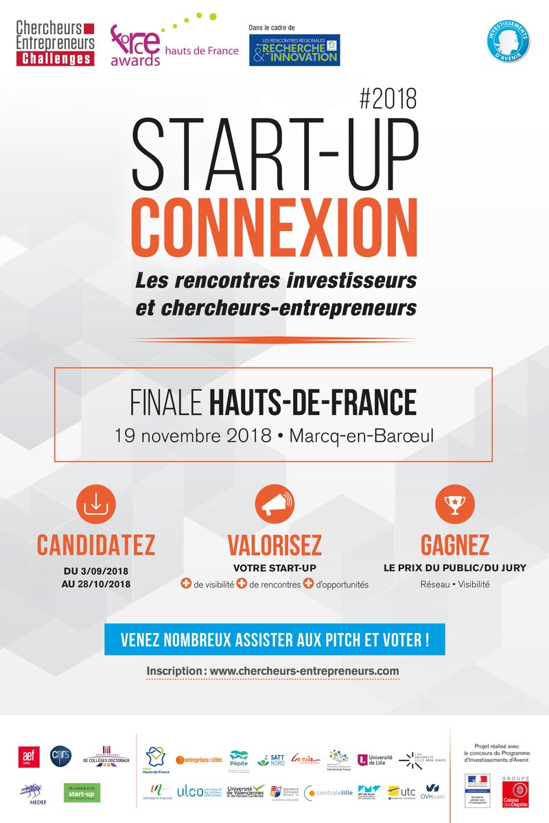FR2030_ULille's tweet photo. #Startup #Doctorants et #entrepreneurs en @hautsdefrance : Les appels à candidatures pour les prix #ForcePartners #DocForce #StartUpConnexion #DocteursEntrepreneurs sont prolongés jusqu'au 28/10. 4 prix à remporter de 3 à 10000 €.@CE_CHALLENGES @innovationHDF @AEFsuprecherche https://t.co/gLauakvxHC