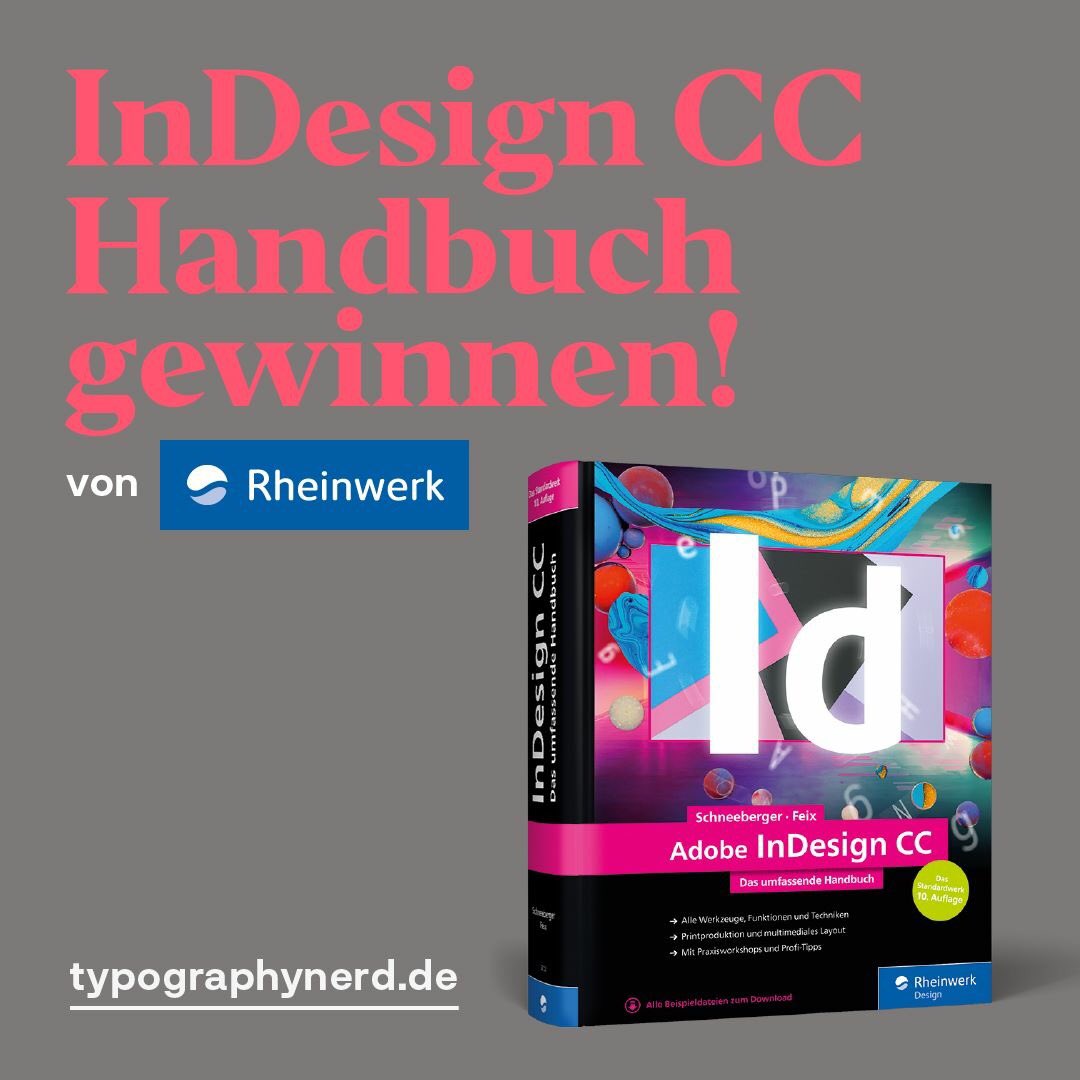 typographynerd's tweet image. Passend zu den Indesign-Praxiskurse — das große InDesign Nachschlagewerk gewinnen: facebook.com/typographynerd…