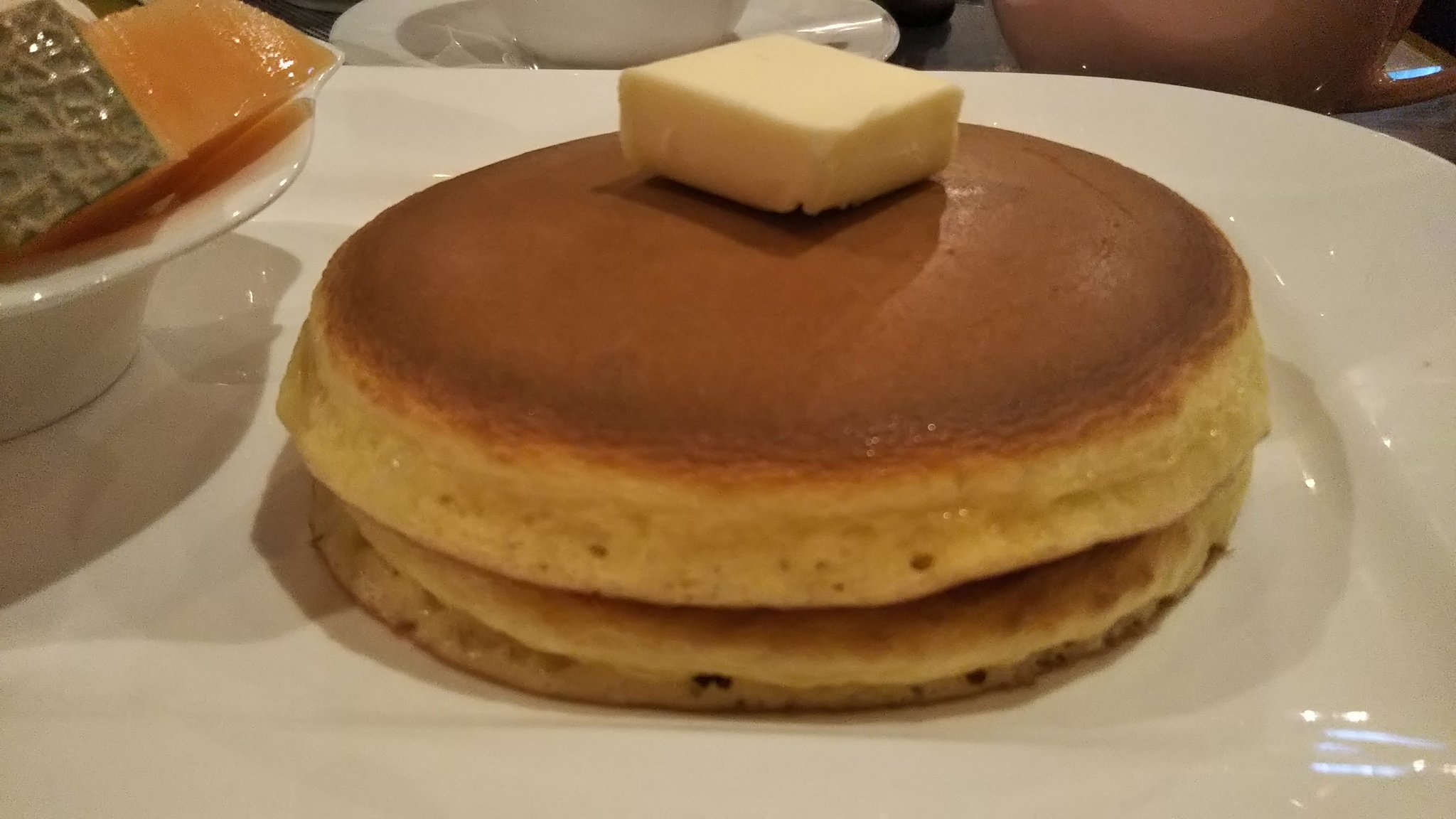 Ho Bukuro 美味しいホットケーキを食べました パンケーキじゃないよ ホットケーキだよ やっぱり美味しいは正義だ ホットケーキ 千葉駅近く 我家我屋 万惣 T Co Ae4ydowm0y Twitter