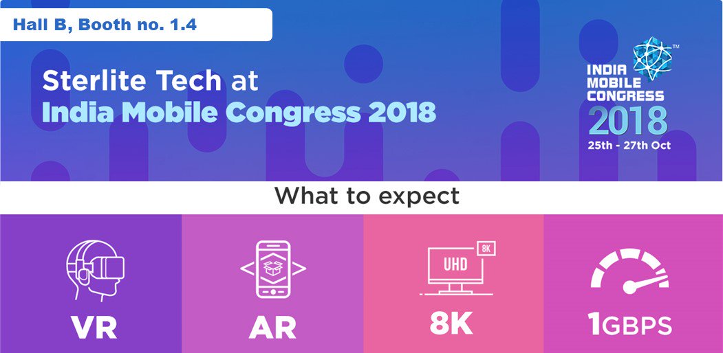 STL_Tech's tweet photo. Look no further to search for the right product or a partner to design and rollout your #FTTxNetwork. Experience Industry's first #FTTxAsAService offering by #SterliteTech at #IMC2018.
#IMC #STLatIMC https://t.co/LL04FP75CU