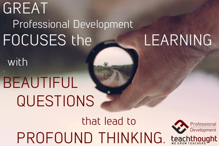 ThoughtStretchr's tweet photo. Professional learning should strive to produce "a-ha" moments. TeachThought PD https://t.co/kGObZa7igy https://t.co/ECcNjVfhy8