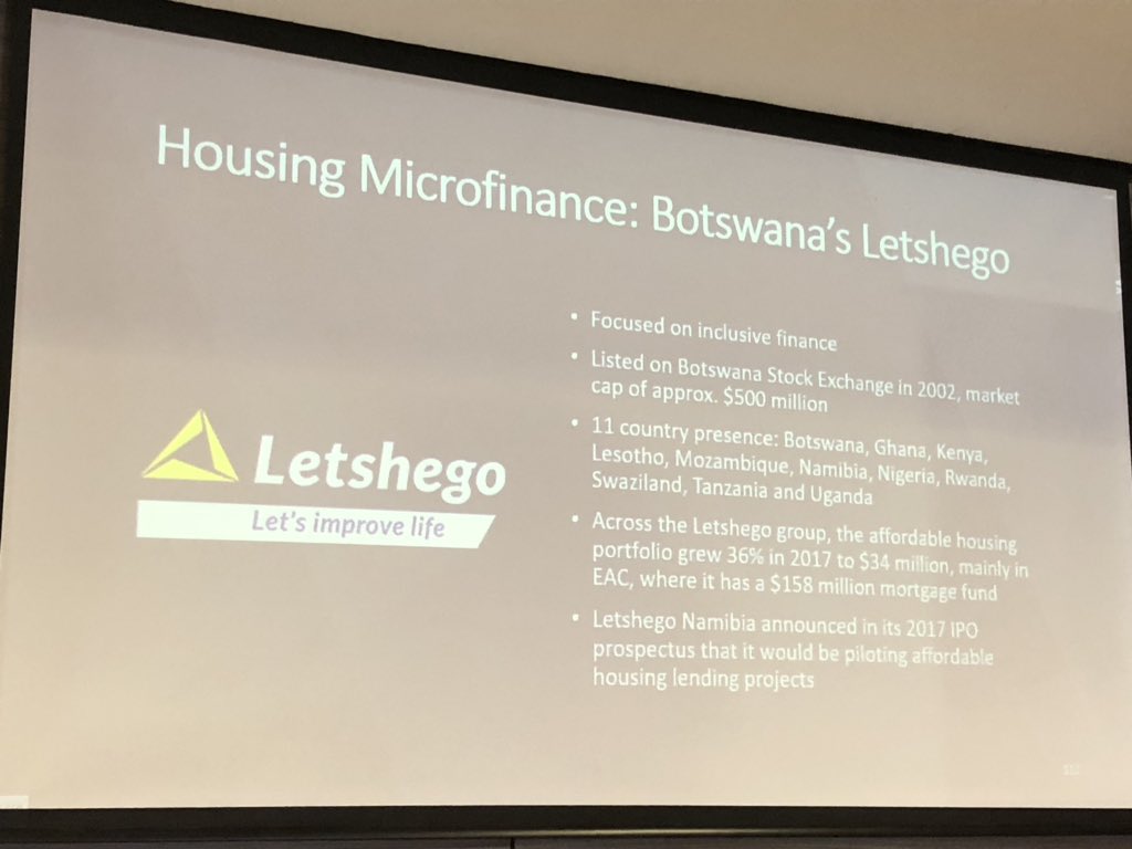 CAHF_Africa's tweet photo. Case studies of investment in #affordablehousing across Africa. @AUHF_Housing #AUHF2018 #housingmicrofinance https://t.co/42hhOHfiED