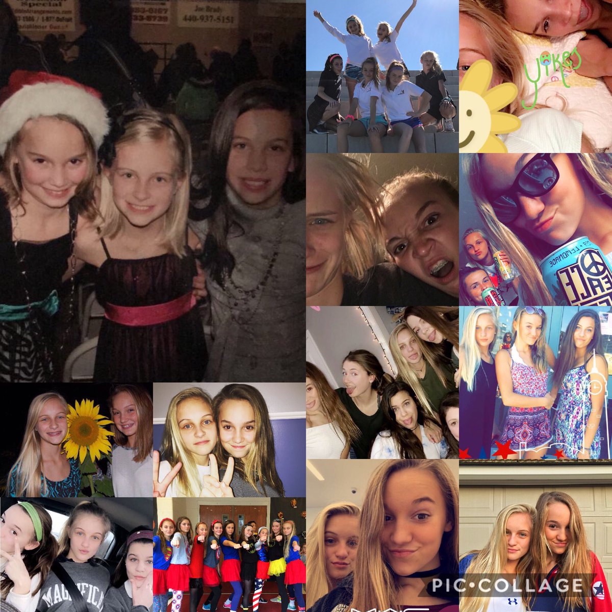 taylorstaubyn's tweet photo. Happy birthday Cgerbs ❤️ hope you have the best 16th 🎉 thanks for 11 years of funny memories love you long time 💕💛 #mymomissodumb #10 #gip #ourbook  @carolinegerbs https://t.co/JCxXt8f0ke